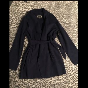 Fashion Nova coat-Navy